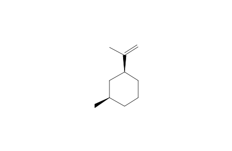 Cyclohexane, 1-methyl-3-(1-methylethenyl)-, cis-