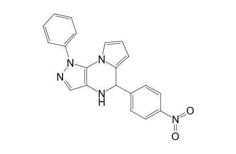 1-Phenyl-5-(4-nitrophenyl)-4,5-dihydro-1H-pyrazolo[4,3-e]pyrrolo[1,2-a]-pyrazine