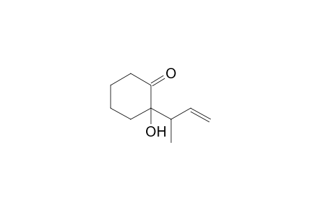 2-(1-Methylallyl)-2-hydroxycyclohexanone