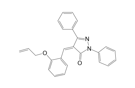 (4Z)-2,5-diphenyl-4-[(2-prop-2-enoxyphenyl)methylidene]-3-pyrazolone