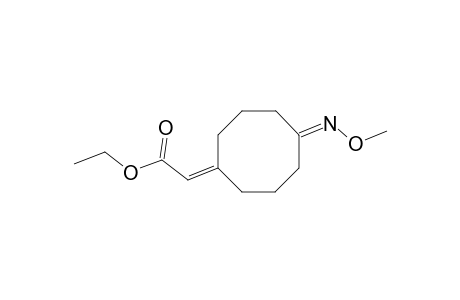 5-(Ethoxycarbonylmethylene)cyclooctanone O-methyloxime