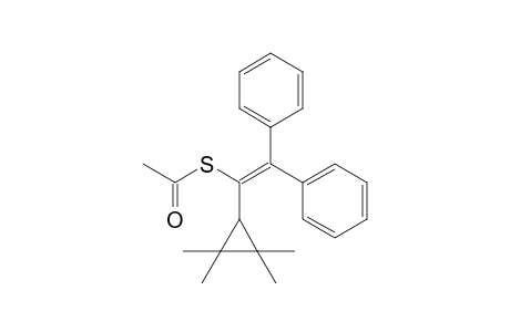 S-2,2-Diphenyl-1-(2,2,3,3-tetramethylcyclopropyl)vinylethanethioate