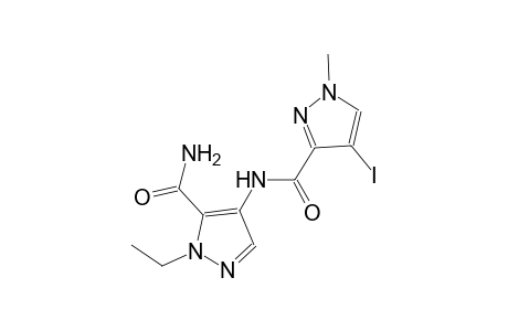 N-[5-(aminocarbonyl)-1-ethyl-1H-pyrazol-4-yl]-4-iodo-1-methyl-1H-pyrazole-3-carboxamide