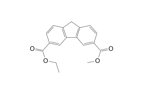 3-Ethyl 6-methyl 9H-fluorene-3,6-dicarboxylate