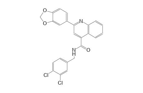 2-(1,3-benzodioxol-5-yl)-N-(3,4-dichlorobenzyl)-4-quinolinecarboxamide