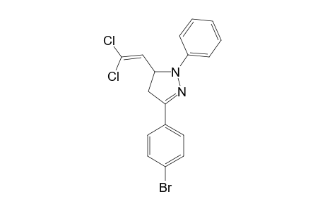 1-PHENYL-3-(PARA-BROMOPHENYL)-(2,2-DICHLOROVINYL)-DELTA-(2)-PYRAZOLINE