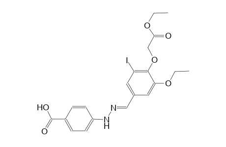 4-{(2E)-2-[3-ethoxy-4-(2-ethoxy-2-oxoethoxy)-5-iodobenzylidene]hydrazino}benzoic acid