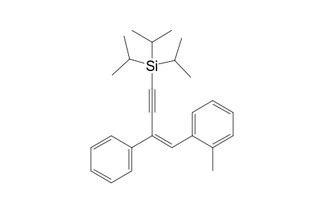 (Z)-Triisopropyl (3-phenyl-4-(o-tolyl)but-3-en-1-yn-1-yl)silane