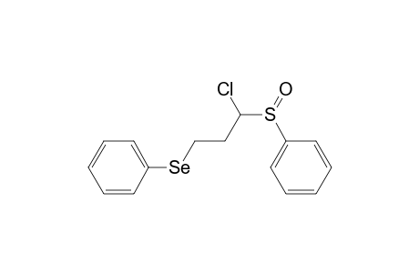 1-Chloro-3-phenylselenopropyl phenyl sulfoxide