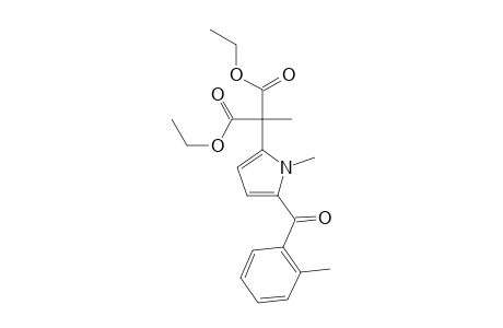 Diethyl .alpha.-methyl-5-(methylbenzoyl)-1-methyl-2-pyrrolemalonate