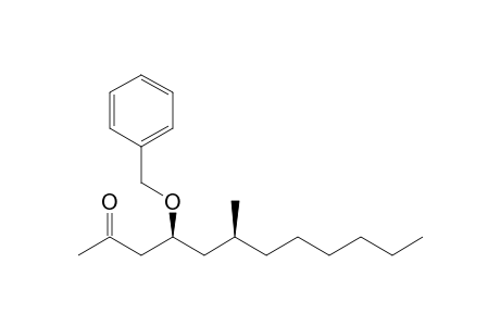 (4S,6S)-4-benzoxy-6-methyl-dodecan-2-one