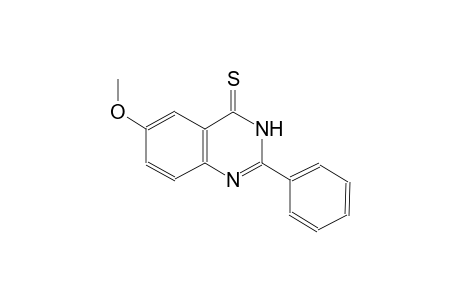 4(3H)-quinazolinethione, 6-methoxy-2-phenyl-