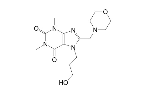 7-(3-hydroxypropyl)-1,3-dimethyl-8-(4-morpholinylmethyl)-3,7-dihydro-1H-purine-2,6-dione