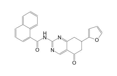 N-[7-(2-furyl)-5-oxo-5,6,7,8-tetrahydro-2-quinazolinyl]-1-naphthamide