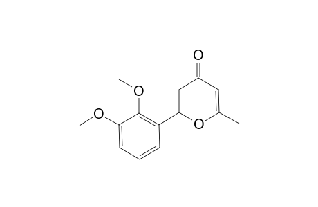 2-(2,3-Dimethoxyphenyl)-2,3-dihydro-6-methyl-4H-pyran-4-one
