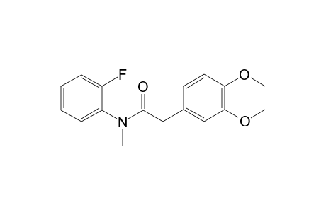 2-(3,4-Dimethoxyphenyl)-N-(2-fluorophenyl)-N-methylacetamide