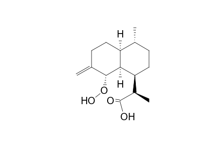 5.alpha.-Hydroperoxy-amorph-4(15)-en-12-oic acid