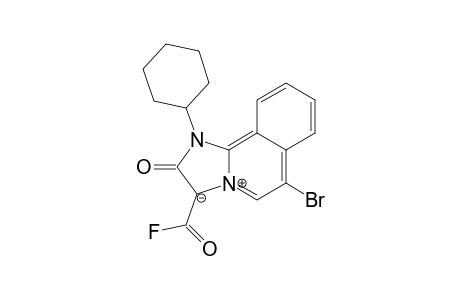 6-Bromo-1-cyclohexyl-3-(fluorocarbonyl)-2-oxo-2,3-dihydro-1H-imidazo[2,1-a]isoquinolin-4-ium-3-ide