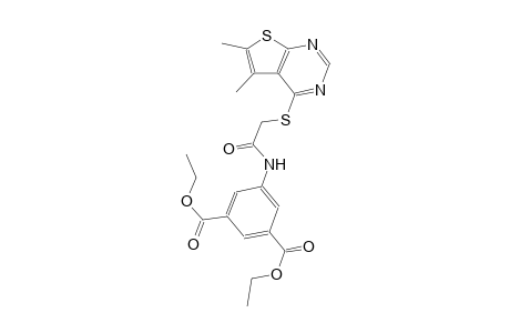 1,3-benzenedicarboxylic acid, 5-[[[(5,6-dimethylthieno[2,3-d]pyrimidin-4-yl)thio]acetyl]amino]-, diethyl ester