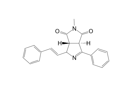 3a,6a-dihydro-5-methyl-3-trans-(2-phenylethenyl)-3H,5H-1-phenylylpyrrolo[3,4-c]pyrrol-4,6-dione