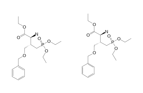 ETHYL-(2R,3R)-2-AMINO-3-BENZYLOXYMETHYL-4-(DIETHOXYPHOSPHORYL)-BUTANOATE