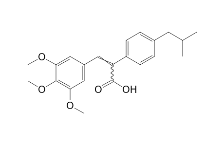2-(p-isobutylphenyl)-3-(3,4,5 -trimethoxyphenyl)acrylic acid