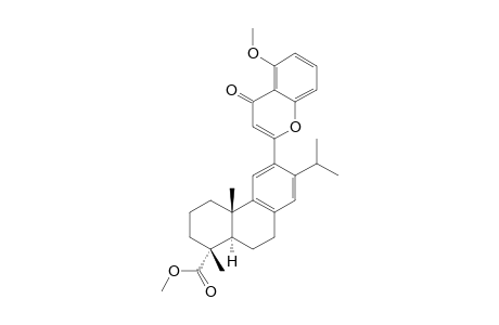 METHYL-12-[2-(5-METHOXYCHROMONYL)]-DEHYDROABIETATE