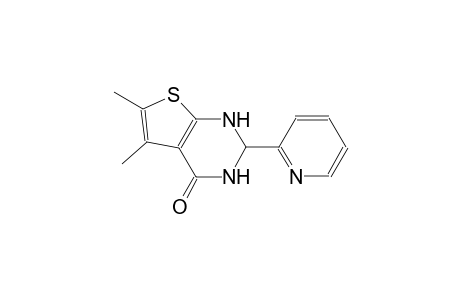 5,6-dimethyl-2-(2-pyridinyl)-2,3-dihydrothieno[2,3-d]pyrimidin-4(1H)-one