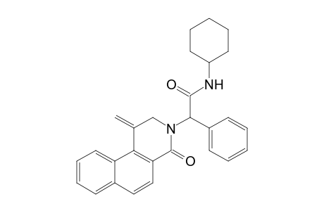 N-Cyclohexyl-2-(1-methylene-4-oxo-1,2-dihydrobenzo[f]isoquinolin-3(4H)-yl)-2-phenyl acetamide