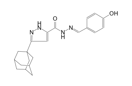 1H-pyrazole-5-carboxylic acid, 3-tricyclo[3.3.1.1~3,7~]dec-1-yl-, 2-[(E)-(4-hydroxyphenyl)methylidene]hydrazide