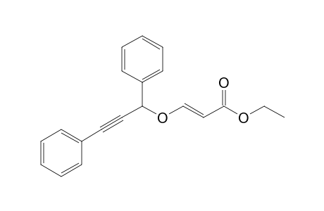 (+-)-Ethyl (E)-3-(1,3-Diphenylprop-2-ynyloxy)acrylate