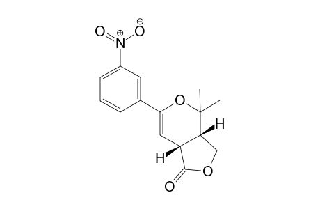 (cis)-4,4-Dimethyl-6-(3-nitro-phenyl)-3a,7a-dihydro-3H,4H-furo[3,4-c]pyran-1-one