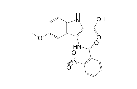5-methoxy-3-[(2-nitrobenzoyl)amino]-1H-indole-2-carboxylic acid