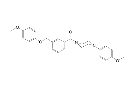 1-{3-[(4-methoxyphenoxy)methyl]benzoyl}-4-(4-methoxyphenyl)piperazine