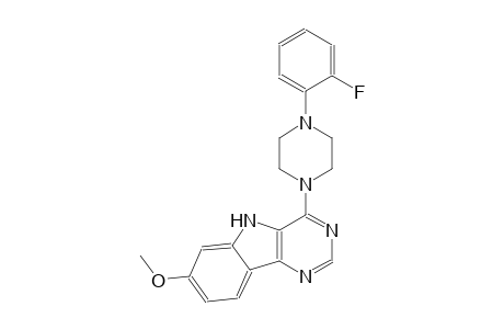 4-[4-(2-fluorophenyl)-1-piperazinyl]-7-methoxy-5H-pyrimido[5,4-b]indole