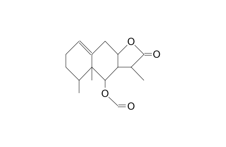 6a-Formyloxy-11a-heremophil-1(10)-en-8b,12-olide