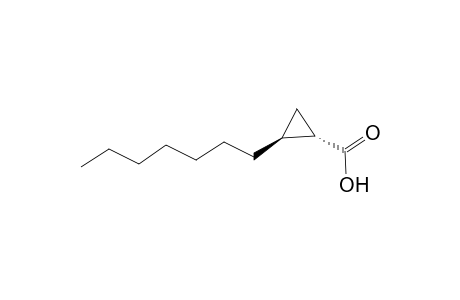 trans-2-Heptylcyclopropyl-1-carboxylic acid