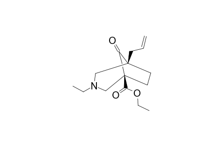 ETHYL-3-ETHYL-8-OXO-5-(2-PROPENYL)-3-AZABICYCLO-[3.2.1]-OCTANE-1-CARBOXYLATE