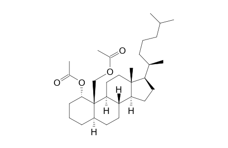 Cholestane-1,19-diol, diacetate, (1.alpha.,5.alpha.)-