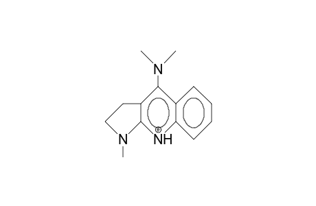 1-Methyl-2,3-dihydro-4-dimethylamino-1-aza-9-azonia-1H-benz(F)indene cation