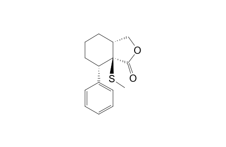 (3aR,7S,7aS)-7a-(methylthio)-7-phenyl-3,3a,4,5,6,7-hexahydroisobenzofuran-1-one