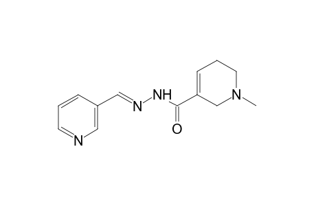1-methyl-1,2,5,6-tetrahydronicotinic acid, [(3-pyridyl)methylene]hydrazide