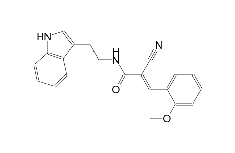 (2E)-2-cyano-N-[2-(1H-indol-3-yl)ethyl]-3-(2-methoxyphenyl)-2-propenamide
