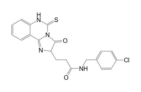 N-(4-chlorobenzyl)-3-(3-oxo-5-thioxo-2,3,5,6-tetrahydroimidazo[1,2-c]quinazolin-2-yl)propanamide