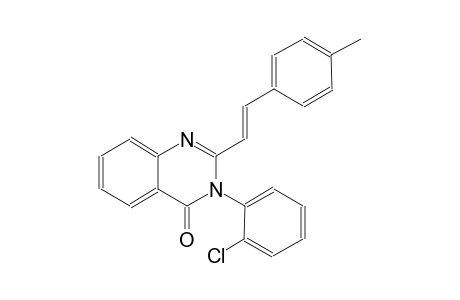 3-(2-chlorophenyl)-2-[(E)-2-(4-methylphenyl)ethenyl]-4(3H)-quinazolinone