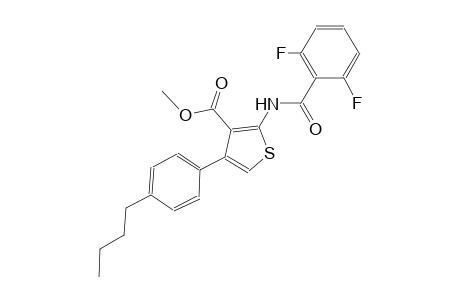 methyl 4-(4-butylphenyl)-2-[(2,6-difluorobenzoyl)amino]-3-thiophenecarboxylate