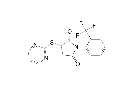 3-(2-pyrimidinylsulfanyl)-1-[2-(trifluoromethyl)phenyl]-2,5-pyrrolidinedione