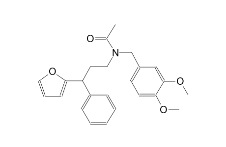 N-(3,4-dimethoxybenzyl)-N-[3-(2-furyl)-3-phenylpropyl]acetamide