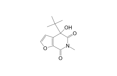 4-tert-Butyl-4-hydroxy-6-methyl-furo[2,3-c]pyridine-5,7-dione