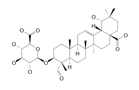 ILEXOSIDE-XXXIII;23-OXOSIARESINOLIC-ACID-3-O-BETA-D-GLUCURONIDE